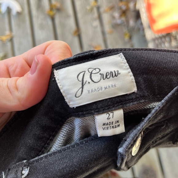 J Crew Black skinny Jeans 27 - Picture 3 of 5